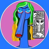 Blue Anteatel Gal - By Matt Furie