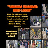 Aktion - Unsere Taschen sind Leer