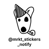 MRKT Stickers notify