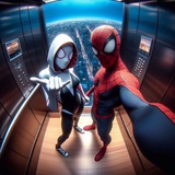 Purr-fectly Spidey-Man.