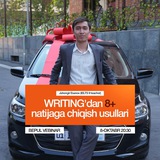 START 8-OKTABR | WRITING'dan 8+ natijaga chiqish usullari | Jahongir Esanov