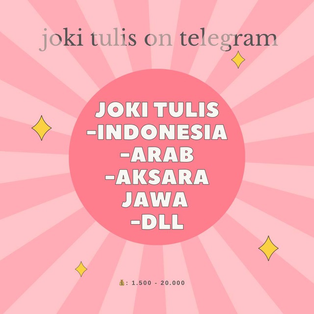 jasa tulis *ੈ‧₊˚