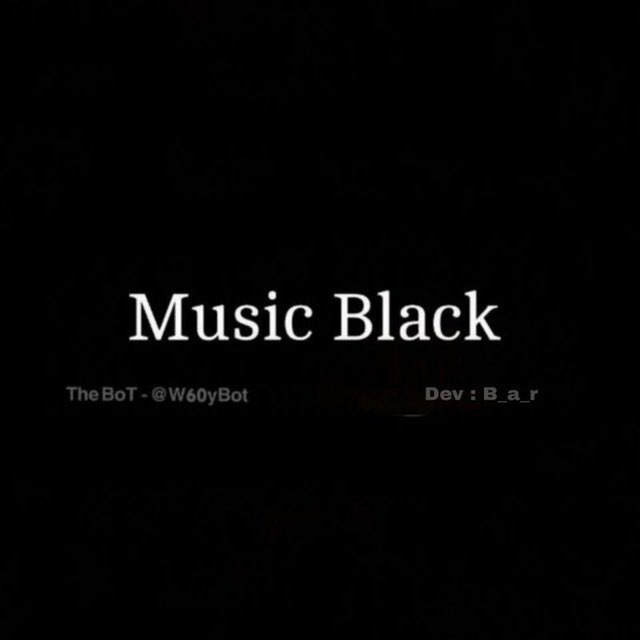 بوت ميوزك 𝐁𝐋𝐀𝐂𝐊 ♪⁩