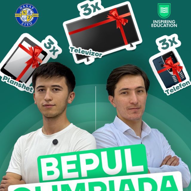 Oktyabr oyi Olimpiadasi Inspiring&NasafZiyo