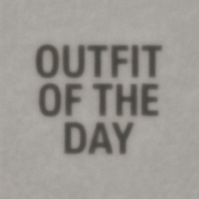 OOTD предложка