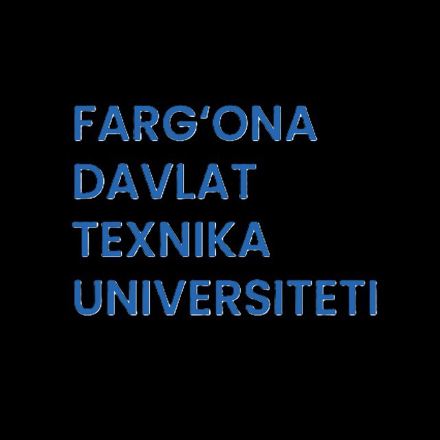 Farg'ona Davlat Texnika Universiteti dars jadvali