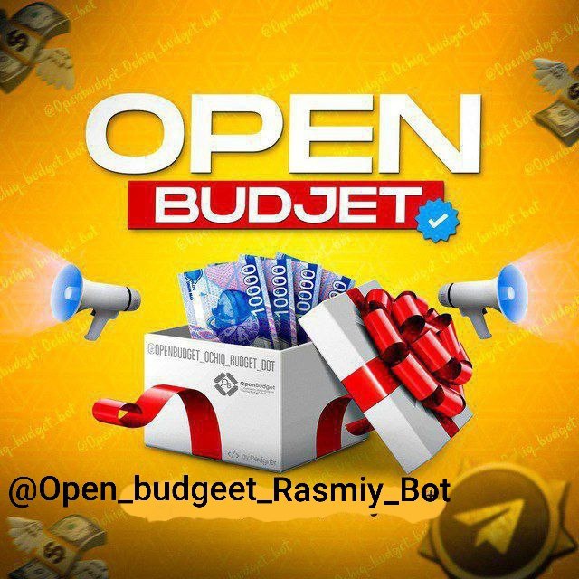 Open Budget | Rasmiy Bot