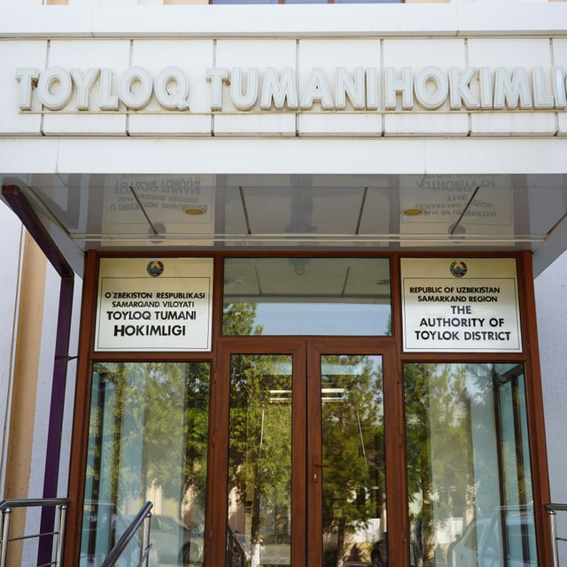 Toyloq tuman hokimiga murojaat