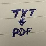 Text to PDF (Text2pdf)