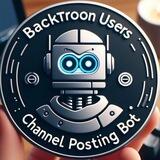 Backroom Users Channel Posting Bot