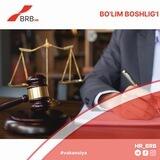 BRB Yuridik bo'lim boshlig'i