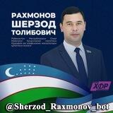 Deputat Sherzod Raxmonovning rasmiy murojaat boti