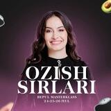 “OZISH SIRLARI” 24,25,26 - IYUL. Barno Suleymanova