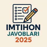 Imtihon javoblari 9-11 sinf BEPUL