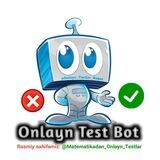 Onlayn Test Bot
