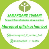 SAMARQAND TUMAN IT CENTER ADMIN