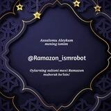 Ramazon Ismrobot ✍