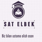 SAT Elbek Bepul kurs