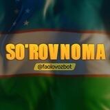 Soʻrovnoma (@faolovozbot)