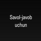 Dars bo'yicha savol-javob uchun