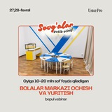 UstozPro sovrinli tanlov boti