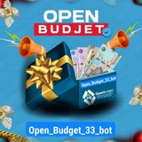 Open Budget 💸 1 ta ovozga 50ming so'm