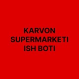 Karvon market ish bot