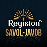 REGISTON TV SAVOL YO‘LLASH