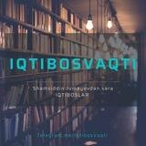 Iqtiboslar vaqti (murojaat uchun)