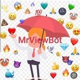 🙄ربات ویو و ری اکشن MrView 🙄