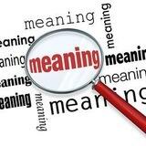 Meaning Robot