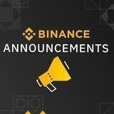 Binance Announcements