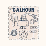 Enormous Postal–Aid of Calhoun Famille.