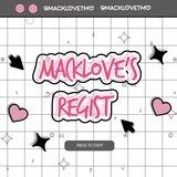 REGIST MACKLOVE'S ( ONLY BOYS )