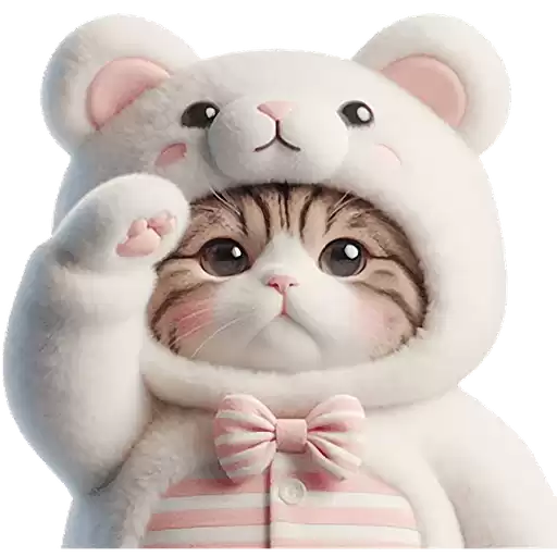 Cat_White_Bear_Nyasticks