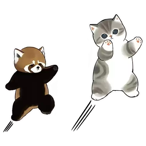 Panda_And_Cat_by_e4zybot
