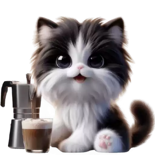 White_Black_cat_Nyasticks