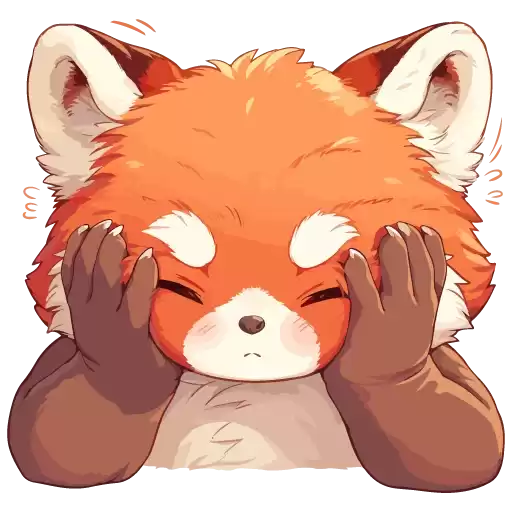 neuralRedPandastickers